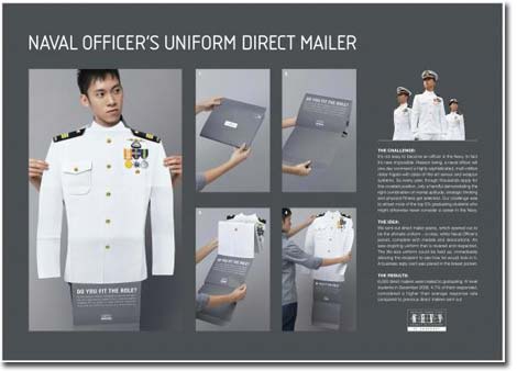 Naval Officer Creative Recruitment Ad