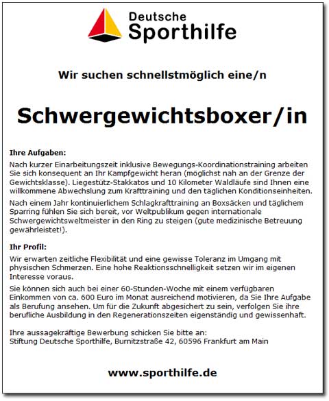 Schwergewichtsboxer