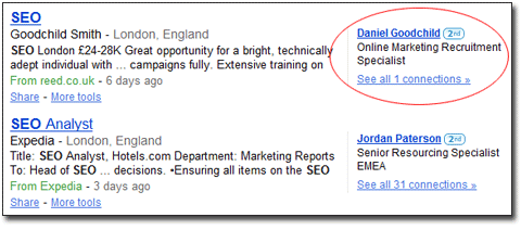 Simply Hired LinkedIn Integration Pic 2