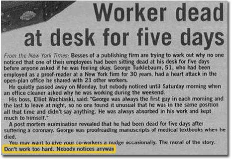 Worker Dead